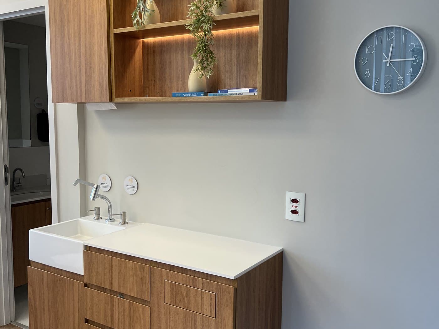 Sala de procedimentos onde é feita a colocação do implante contraceptivo